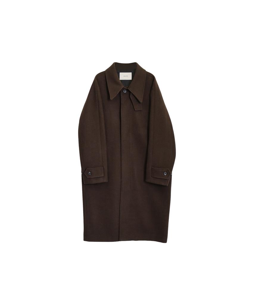 Healiote Heal Balmacan Maxi Coat_Brown
