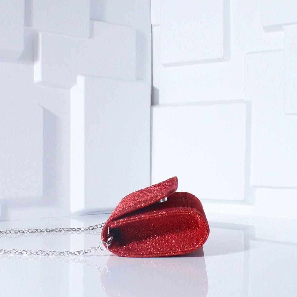 Fashion Champagne Evening Handbag Glitter Chain Dinner Bag Evening Purse Clutch Bag  Bride