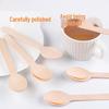 YOUAO 100-Pack Disposable Bamboo Spoons