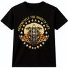 Motorcycle T-Shirt Biker Graphic Tee Chopper Rider Motorbike Rock Gift Top