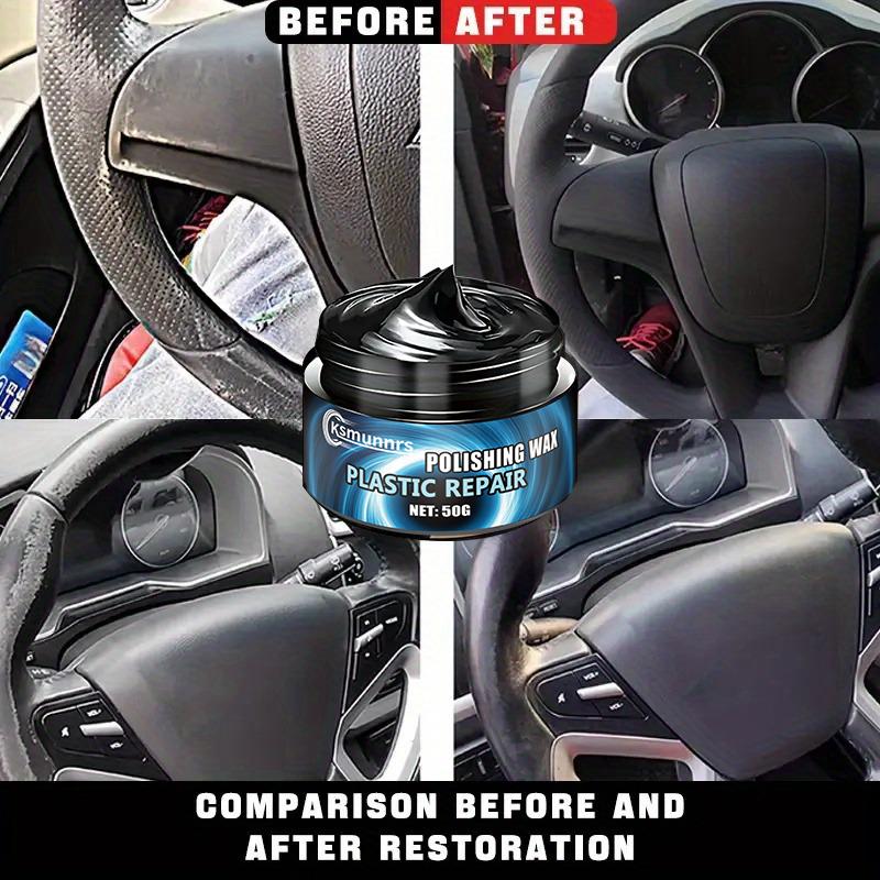 NEW Car Interior Wax, Car Interior Wax, Leather Care Cream, Dashboard Polishing, Seat Mat Restorer, Improve Plastic