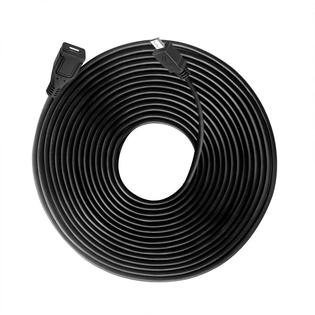 Micro USB TypeB 5Pin Male to Female Extension Cable Power Supply Wire Charging Cable Full Pin Connector Accessories