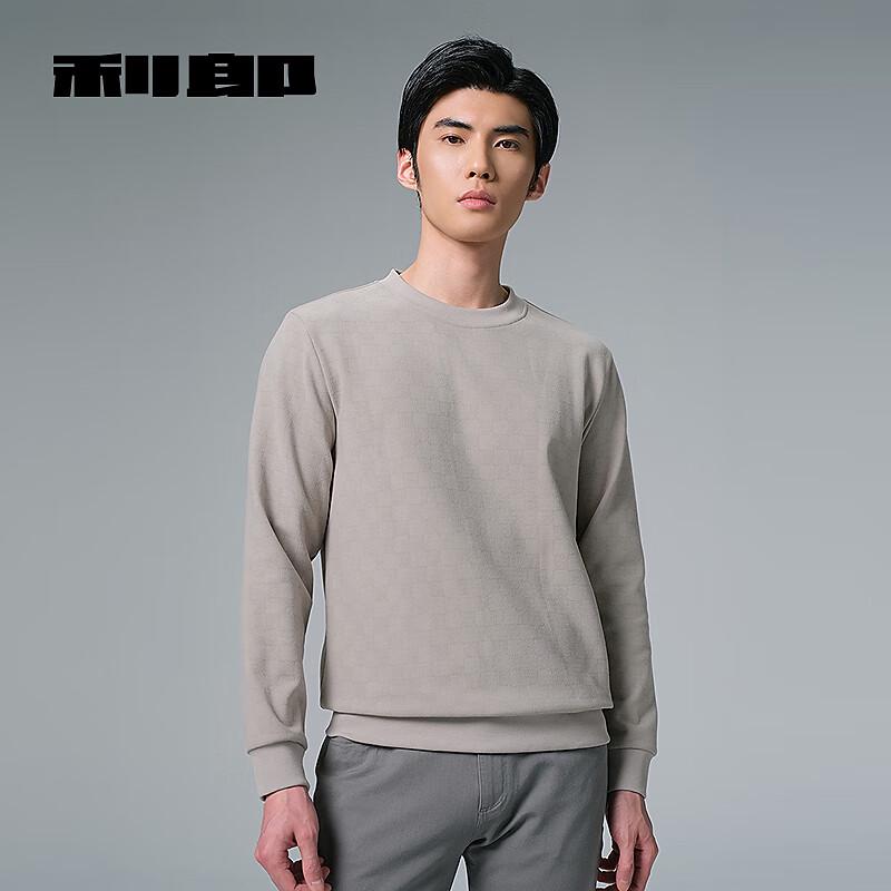Lilanz Men's Jacquard Fleece Sweatshirt
