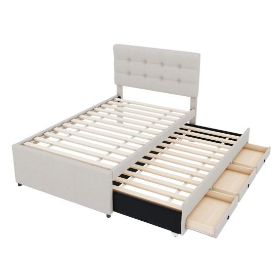 Upholstered Bed, 90x200cm (90x190cm), Family Bed