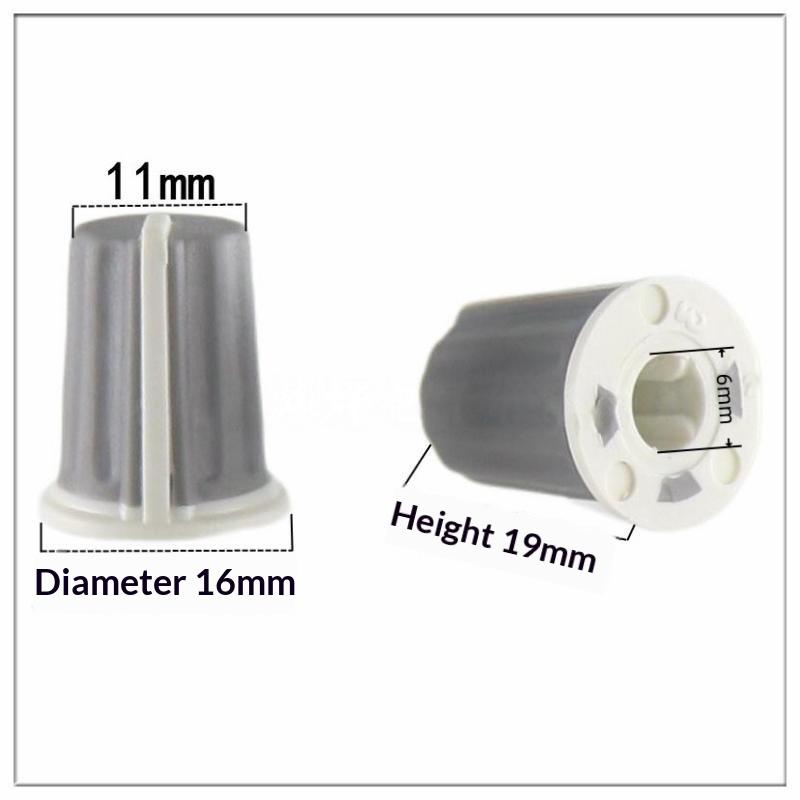 2/10Pcs 16x19mm Rubber Potentiometer Knob For Mixer DJM Series DJM-2000 900 850 750 700 800 DAA1176 DAA1305 For Pioneer DJ
