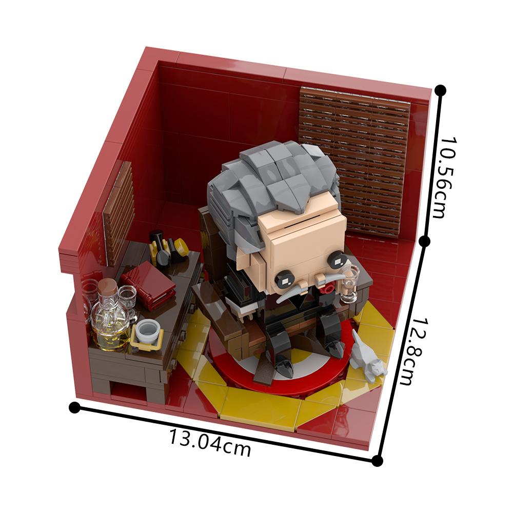 Non-Toxic Gobricks Moc Godfather Vito Andolini Corleone Brickheadz Building Blocks Anime Figure Bricks Toys Gift