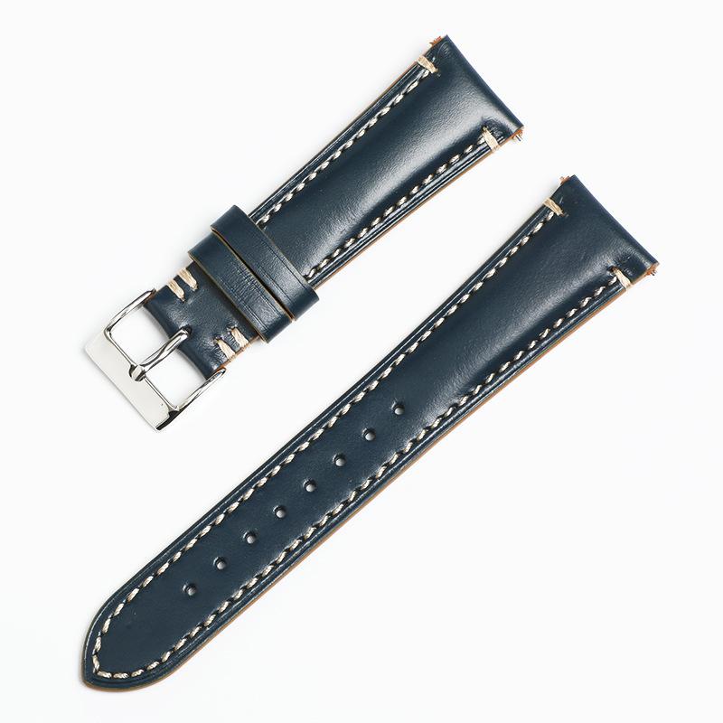 Intelligent Universal Horse Oil Leather Strap Cowhide Retro Real Cowhide Switch Quick Release Oil Bead Strap Card
