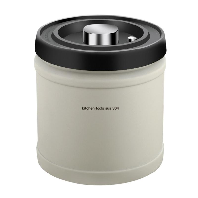 Stainless Steel Airtight Coffee Bean Container for Grounds Tea Sugar Nut Beans