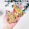 Crushed Stone Hair Clip Non-slip Butterfly Crystal Hairpin Elegant Hair Claw  Party