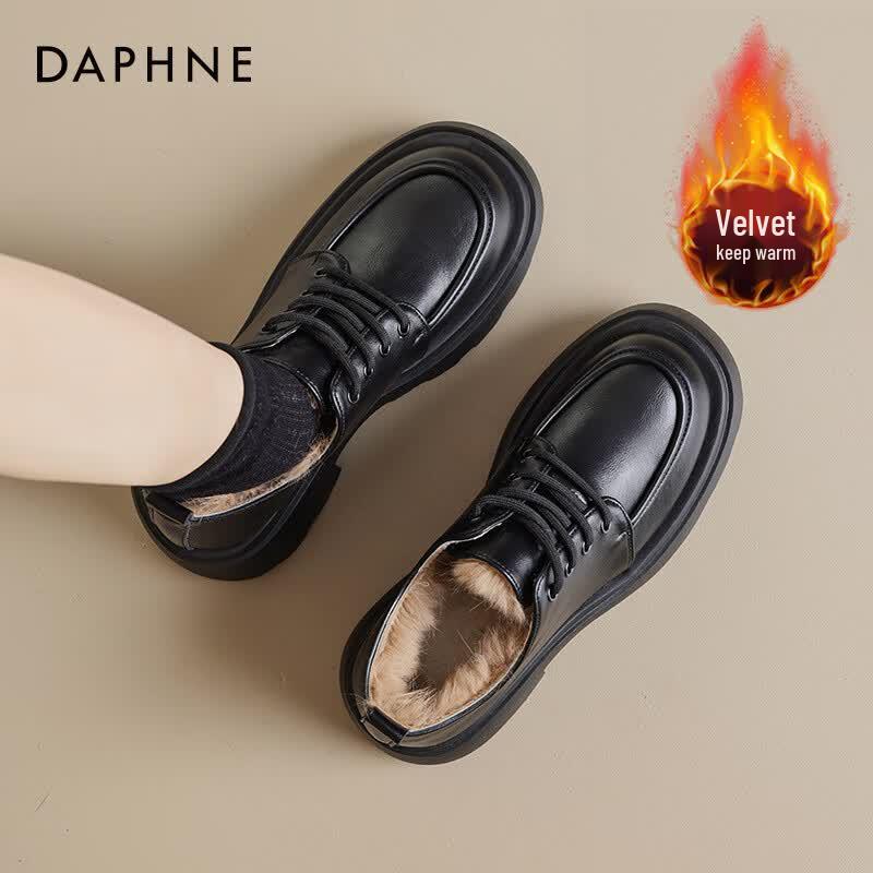 Daphne Women s Lace-Up Platform Loafers EU 37