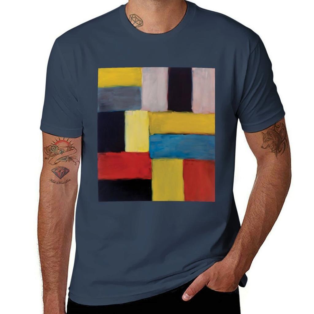 Mark Rothko Tričko tričko pánské 100% bavlna luxusní značka potištěná trička pro muže pánská trička grafické tričko