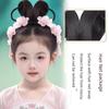 Children's Han Chinese Costume Chignon Chinese Ancient Style Bun Updo Classical Dance Style Costume Headdress Girl Hair Padding