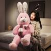 Entzückendes Großes Hasen-Plüschtier mit Weicher PP-Baumwollfüllung für Mädchen Ideal zum Kuscheln und Schlafen