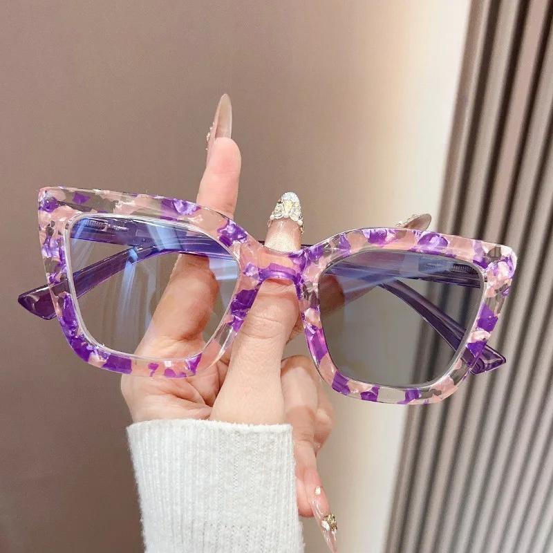 Nuovi Occhiali da Lettura Fotocromatici Cat Eye alla Moda per Donne Occhiali per Presbiopia ad Alta Definizione con Diottria Positiva da 0 a +4.0