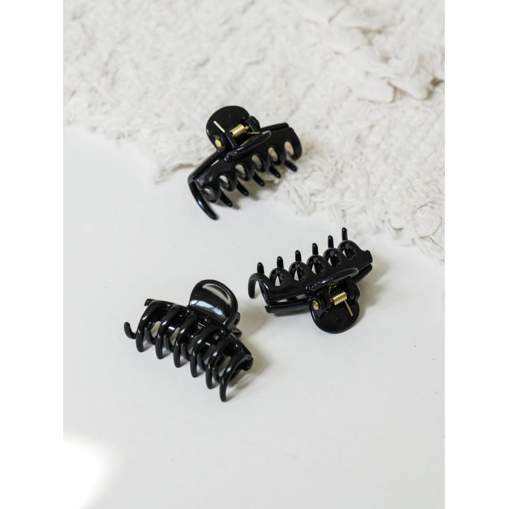 Daiso Hair Tongs Pins  Pack Of 8  Black