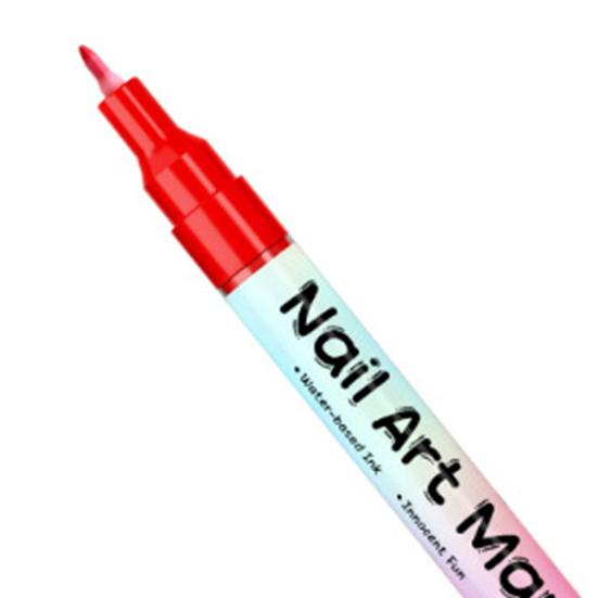 12/24 Colors Nail Art Pen Set Quick Dry Graffiti Nail Art Markers Fine Tip Waterproof Polish Pens Drawing Painting Liner Brush