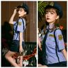 Brightlara Halloween Cosplay Police Uniform Miniskirt Police Costume for Costume, Women, jys-001-XL