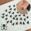 Prank Mini Fly Earrings Creative Mosquito Ear Stud Stylish Insects Small Earrings  Daily Wear