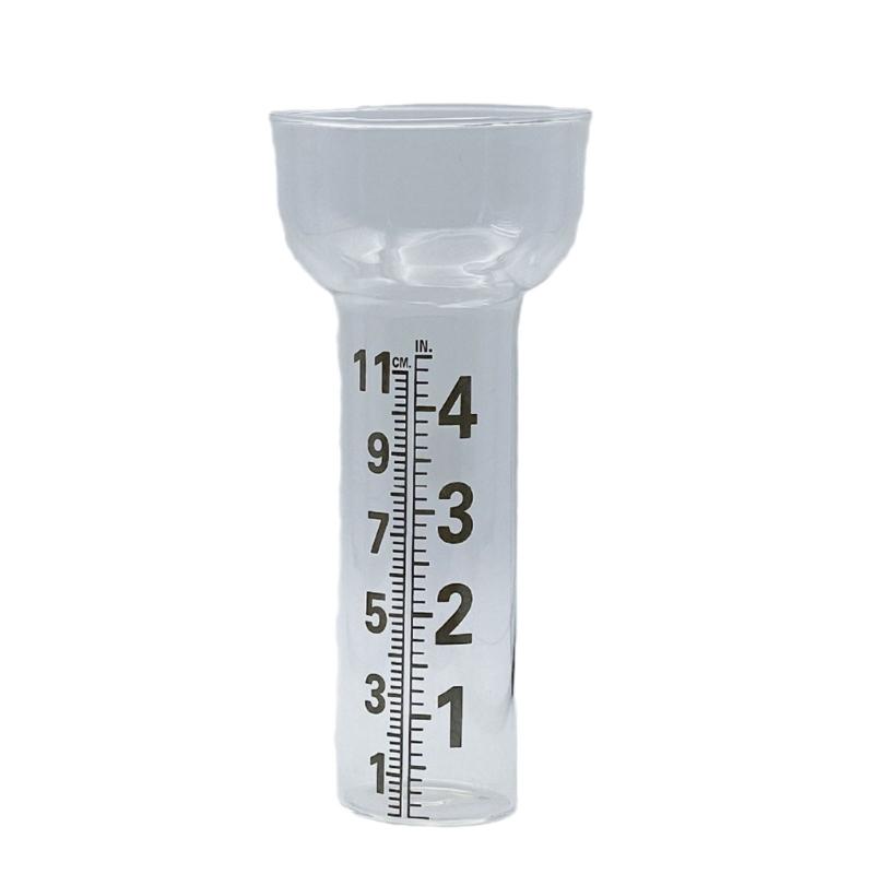 Outdoor Ready High Borosilicate Glass Rain Gauges Heat Resistant for Harsh Weather Conditions & Scientific Applications