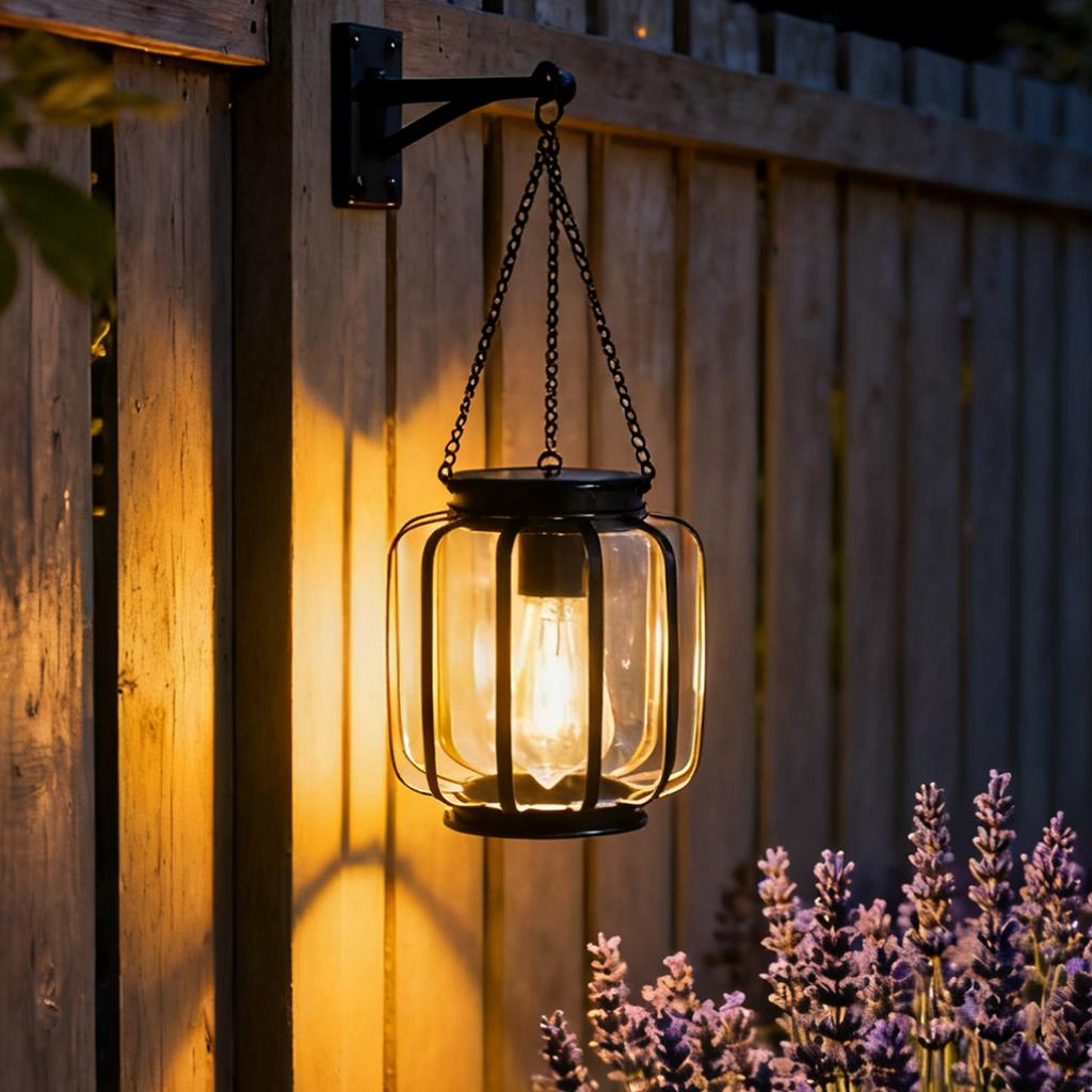 JYL TS/063,Hanging Hollow Iron Solar Outdoor Light for Garden Landscape Night Lamp Home Ambient Projection Light
