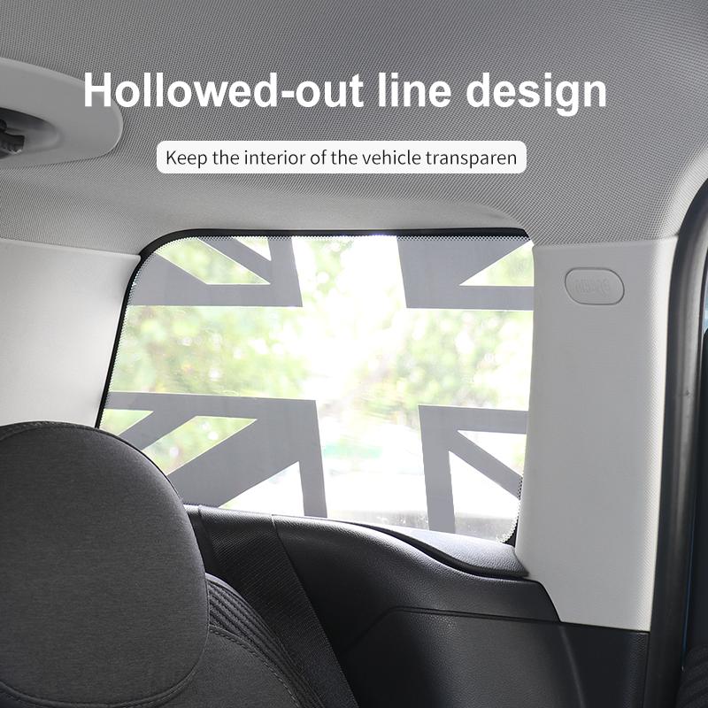 Union Jack Car Side Window Sticker For Mini Cooper R56 R60 F56 F54 F55 F60 F65 F66 U25 J01 J05 General Car Styling Accessories