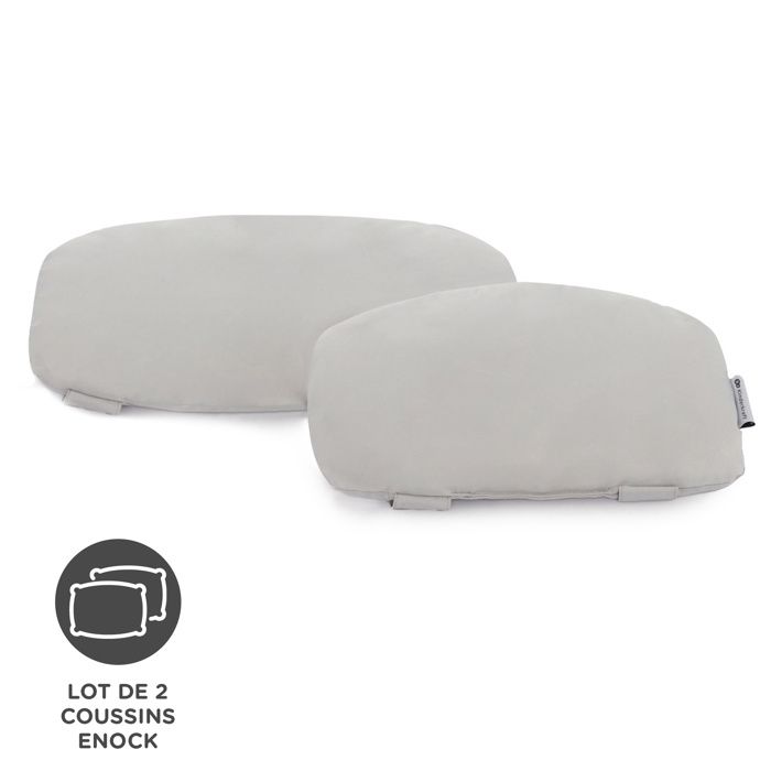 High chair cushions - kinderkraft - enock gray - 2 cushions - strong fastenings - universal design grigio