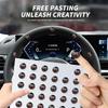 Cars 2025 New A4 A6  Car For 6A 10pcs Car Key Steering Wheel Decoration Random Stickers For 6A A1 A2 A3 8L 8P 8V A4 B5 B6 B7A6
