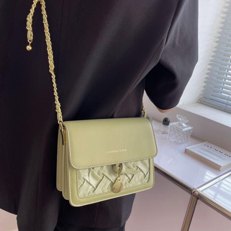 Advanced Sense Women's Backpack Small Design Sense Chain Messenger Bag Casual Retro Shoulder Bag Simple and Versatile Square Bags