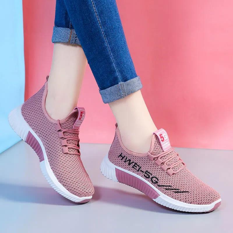 Lehká běžecká obuv Prodyšná obuv Dámská letní látková obuv Síťovaná sportovní obuv pro volný čas