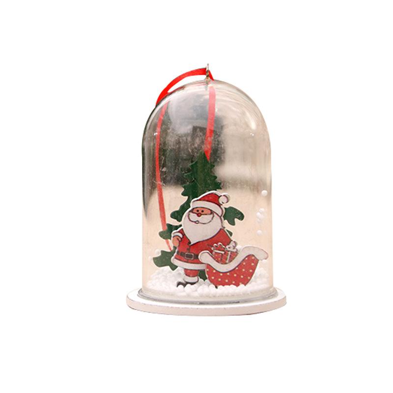 Christmas Wood Resin Christmas Pendant Decorations Christmas Tree Decoration Christmas Gift Door Hanging