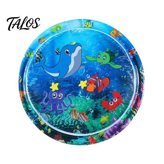 Engaging Sensory Toy for Toddlers Inflatable Splash Pad Toddlers, Thickened PVC Outdoor Water Sprinkler Play Baby Shower Gift Boys Girls Mat