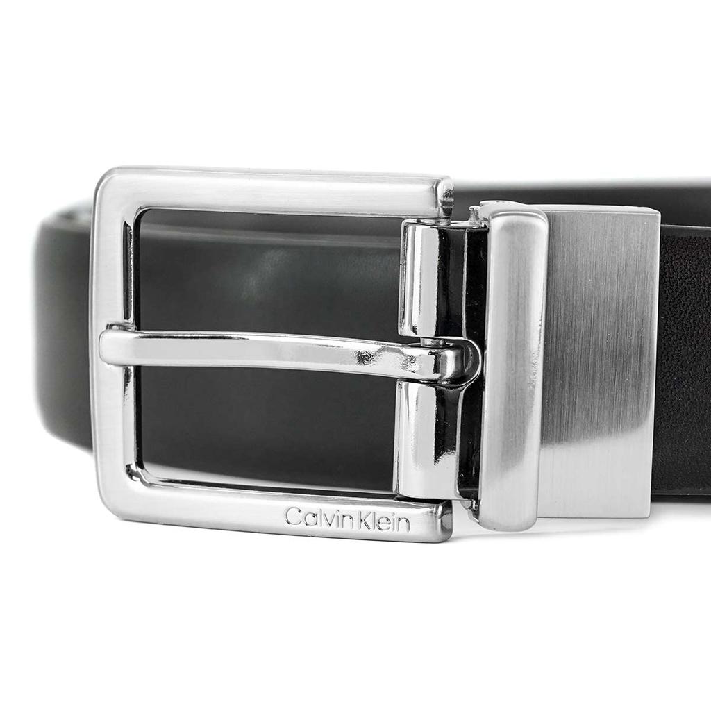 F Black Leather Belt Reversible Suit Business Leather Genuine Leather [Calvin Klein] Men's 628660-010-001 [Product]