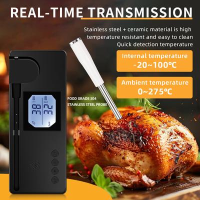 Bluetooth Drahtloses Fleisch Lebensmittel Thermometer Ofen Grill BBQ Steak Temperaturmesser Grillzubehör Küchenkochwerkzeug