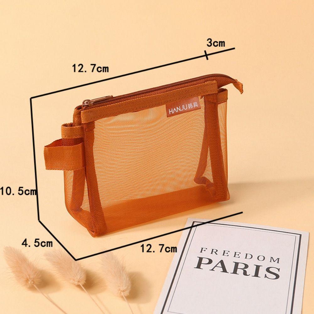 Lipstick Cosmetic Bag Mini Coin Purse Change Storage Bag Retro Color Card Bag  Outdoor