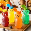 With Flexible Straws Honey Bear Straw Cup Cartoon Spill Proof Cup Leak Resistant Cup  For Babies