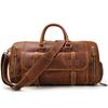 Crazy Horse Leather Travel Bag Men'S Leather Handbag One Shoulder Oblique Span Bag With Shoes Cowhide Luggage