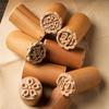 Tampon à biscuits réutilisable en bois pour décoration de gâteaux chinois