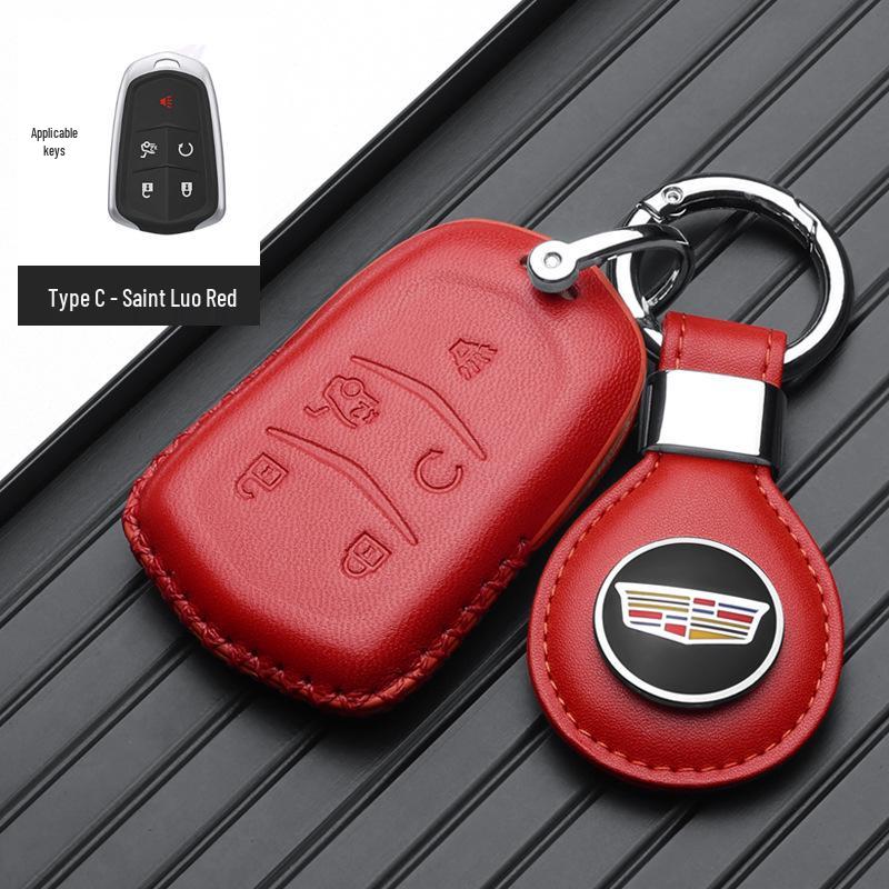 Premium Key Case for Cadillac: XT4, CT5, XT5, CT6, CT4, XT6, GT4 Models - Full Wrap Protective Shell