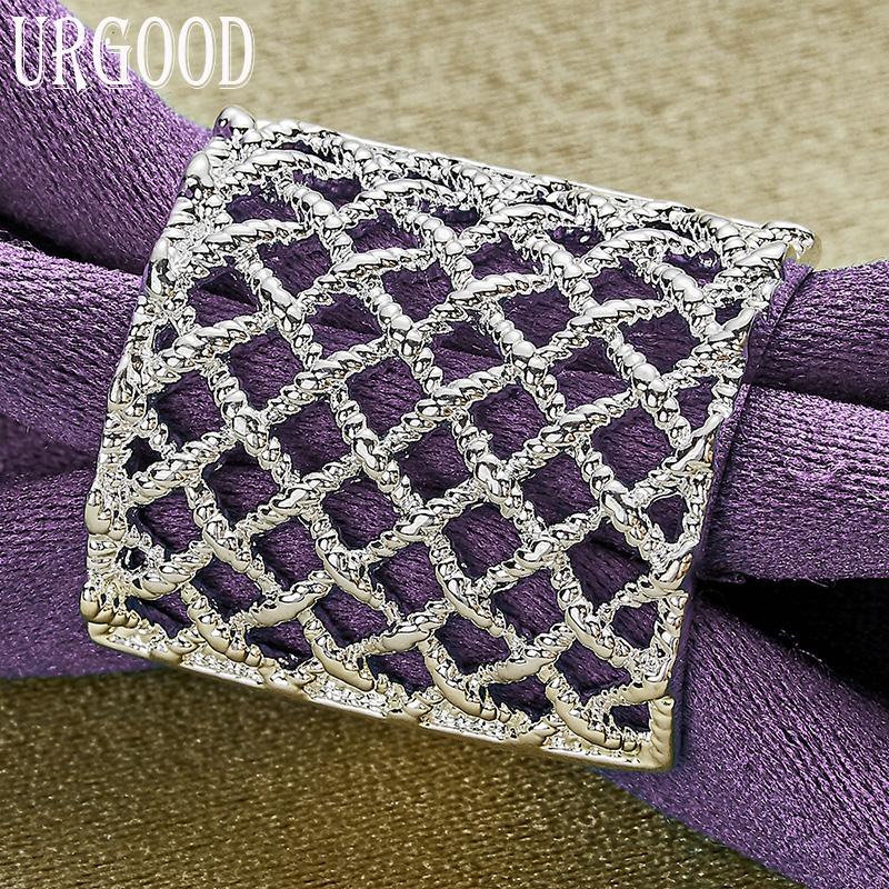 925 Sterling Silver Beautiful Woven Ring Gift Fashion Jewelry