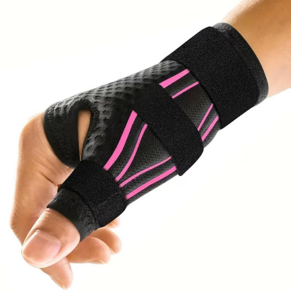 

Breathable Fabric Ergonomic Wrist Brace Thumb Spica Splint De Quervain s Tenosynovitis розовый