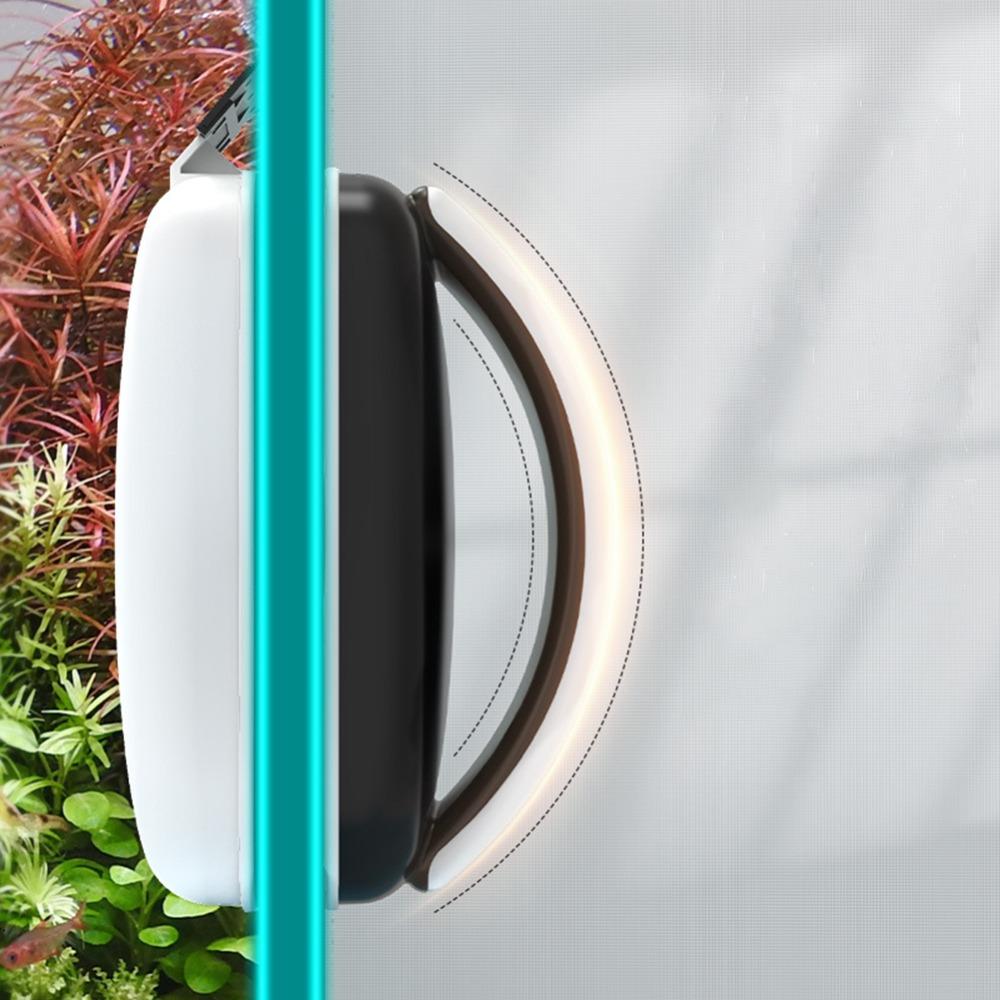 Strong Magnetic Aquarium Cleaner Brush Double-sided Algae Cleaning Wiper Cleaning Tool