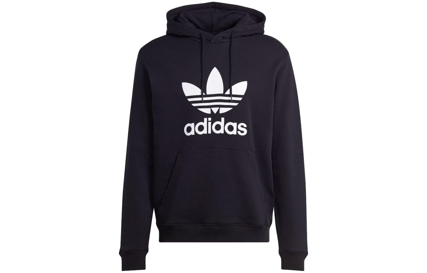 Adidas Originals logo-print cotton hoodie IM4489 L