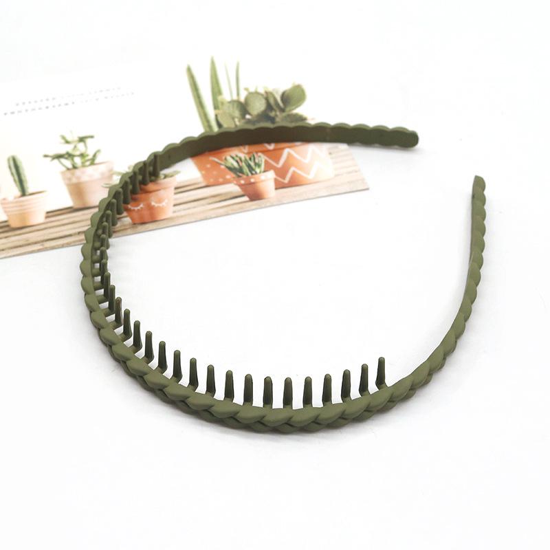 Non-Slip Frosted Headband for Women - Toothed Design for Flyaway and Bang Control in Vibrant Colors