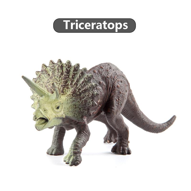 Dinosaur Animals Model Simulation Dinosaur Solid Model Toys Rex Spinosaurus Triratops Action Figures Collection Toy Kids Gifts