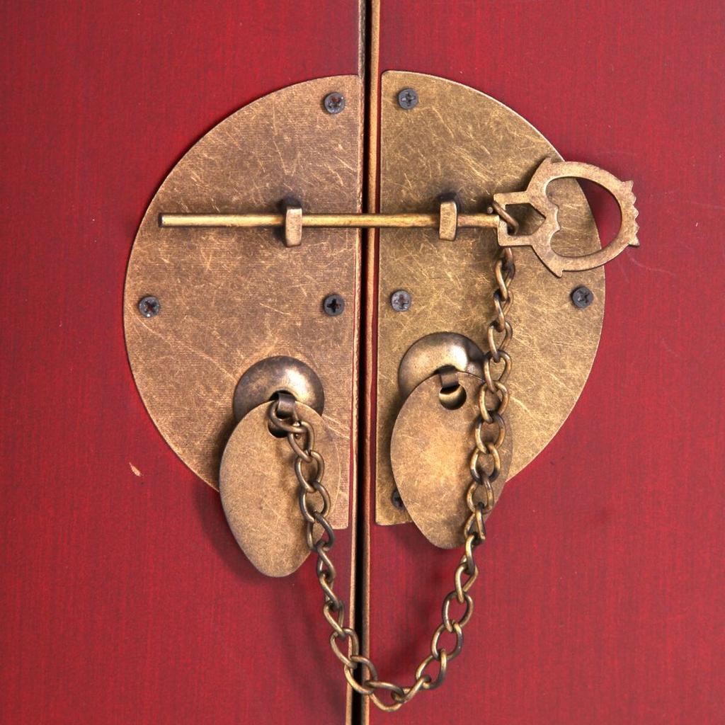 ORIENTE TV Furniture 130 X 24 X 50.5 Cm Red Wood