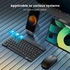 Kabellose Tastatur und Maus Mini Wiederaufladbare Bluetooth-Tastatur mit Maus Russische Tastenkappen Tastatur für PC Telefon Tablet Laptop