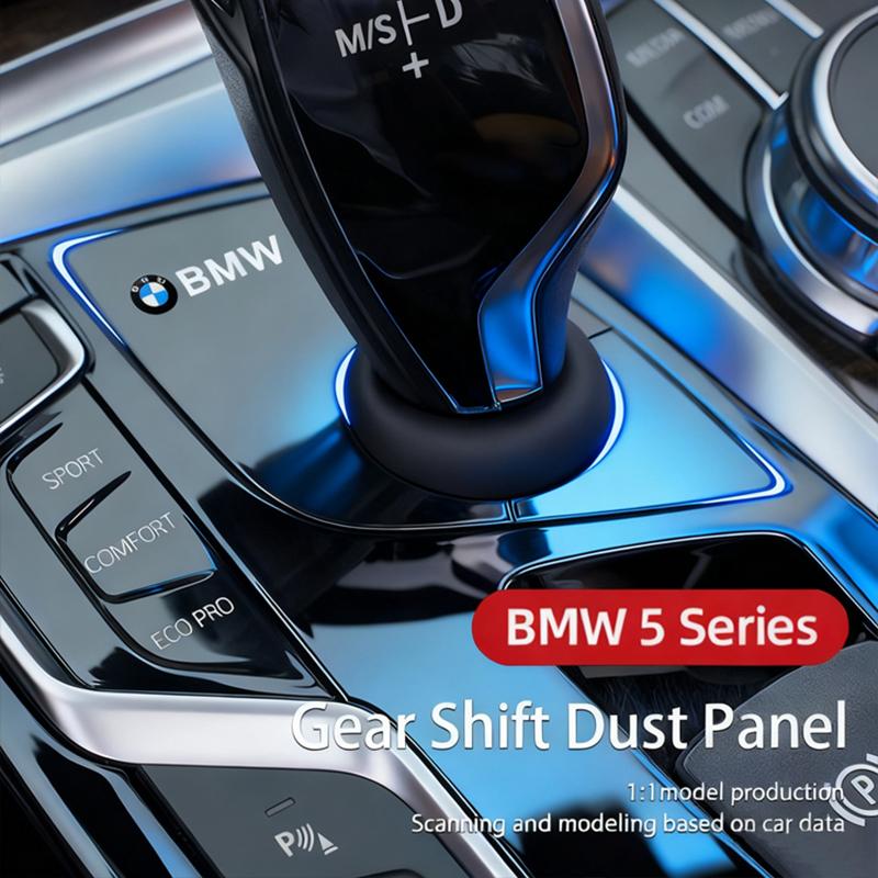 ABS Gear Shift Knob Panel Cover Trim Clip On Interior Protector For BMW 5 Series 6 GT X3 Center Console Decoration Accessories