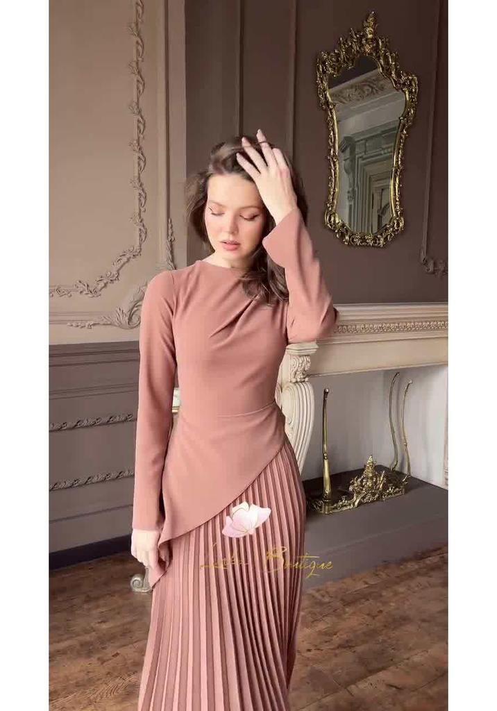 2025 Spring Luxurious Slimming Long Sleeve Dress for Women
