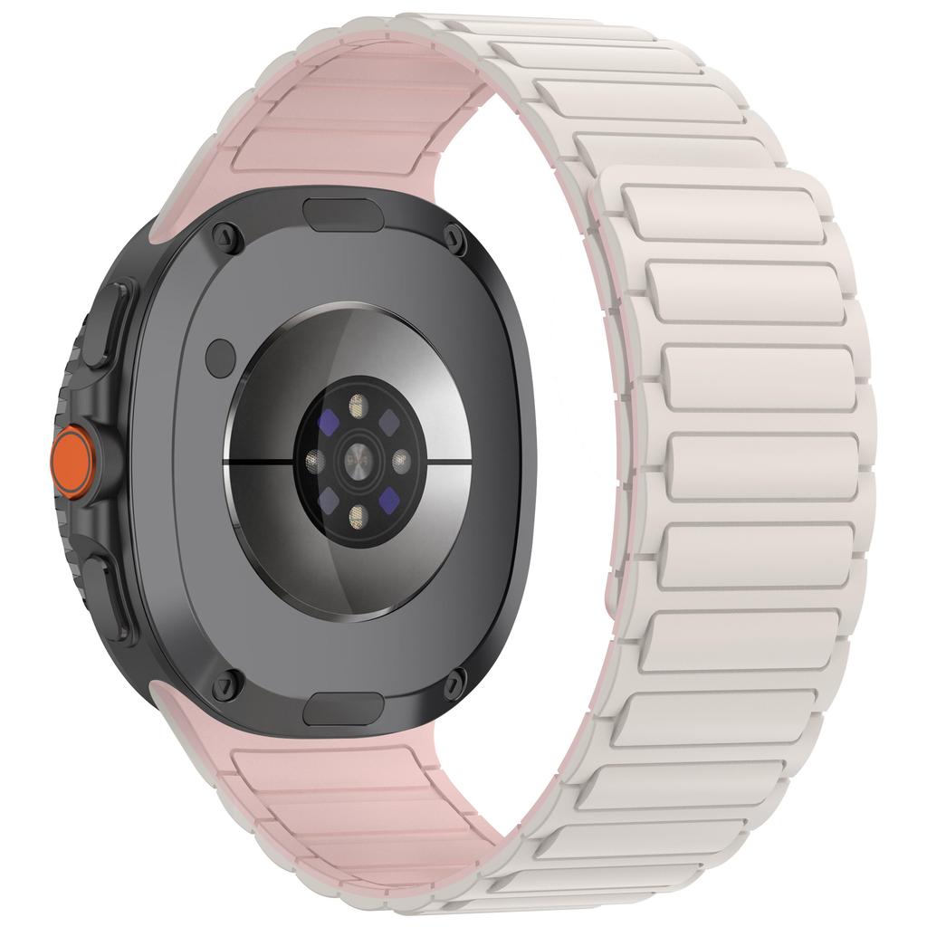 Magnetische Lusband voor Samsung Galaxy Watch 8/8 Classic Sport Siliconen Vervangingspolsband 46mm 40mm 44mm Geen Kieren Horlogeband