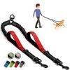 Explosion Proof Impact Elastic Buffering Adjustable One To Two Double Dog Leashes Dog Walking Accessories for Small Dogs